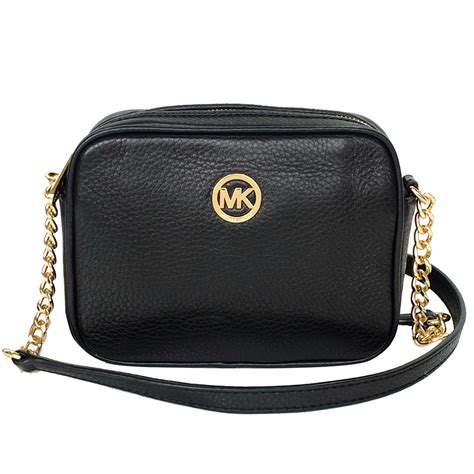 michael kors fulton leather small crossbody|Michael Kors fulton crossbody handbag.